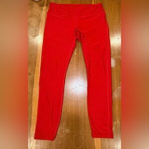 Tesla Vibrant Red Kids Leggings